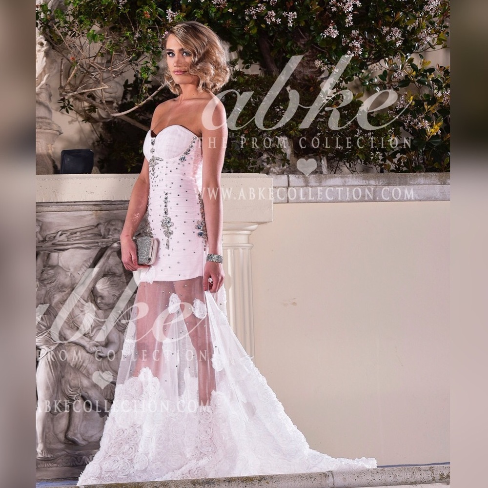 Corset Sheer Dress PROM PAGEANT